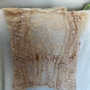 Beige Lace top